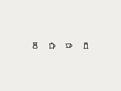 Brewing brew coffee icon