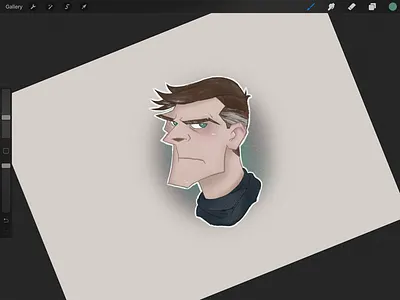 Daily Sketch - WIP character design illustration procreate sketch