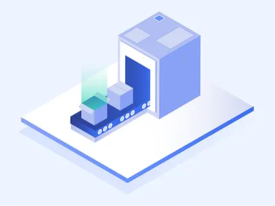 Manufacturing illustration industry isometric illustration manufacturing