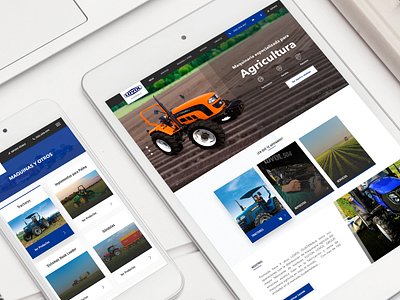 Lovol Guatemala brand branding catalogue design designer guatemala homepage landing logo prototype tractors ui ux web web design webdesign website