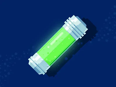 Stranger Things green illustration potion radioactive stranger things