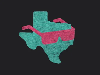 State Of Cool - Personal Projects 80s illustration shirt sunglasses texas