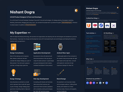 Website UI Design - DograsWeblog branding consultancy design thinking dograsweblog creative ideas force framework portfolio user experience user interface website ui