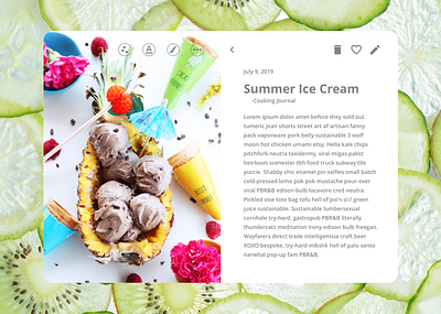 Desktop Notes Widget app dailyui design illustration minimal note widget sketch ui ux web website