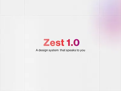 Onething | Zest Design System animation branding cards component design design system figma golden ratio mesh gradient minimal minimal design motion graphics ui ui kit uidesign ux ux design webdesign website website inspiration