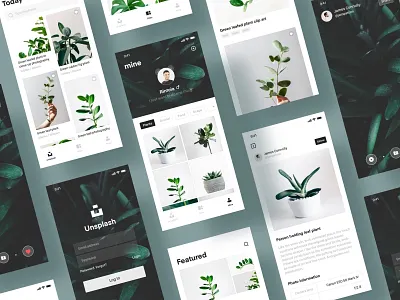 unsplash.com4 app design icon photography social ui ux