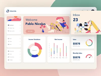 Dashboard design chart dashboard graph illustration statistics web web design website website design