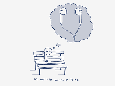 Lost Connection airpods apple cartoon earpods ipad ipad pro
