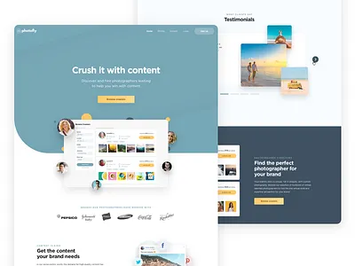 Photofly Landing Page app design design designs homepage landing landing design landing page landing page design landing page ui ui ui design uidesign user interface ux design ux ui ux ui design web app web app design web design website