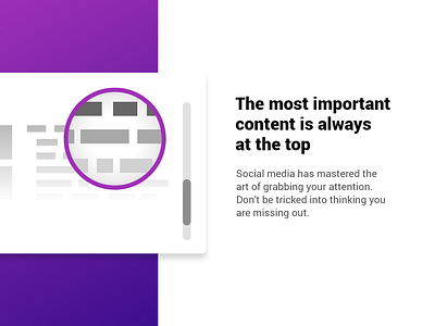 Browse Less application web design