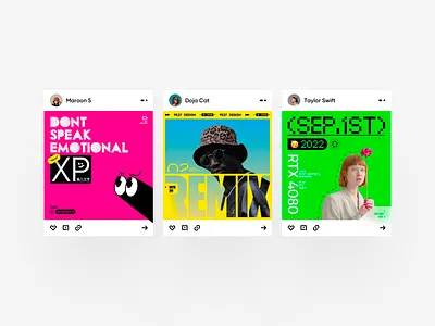 Color graphic design ui