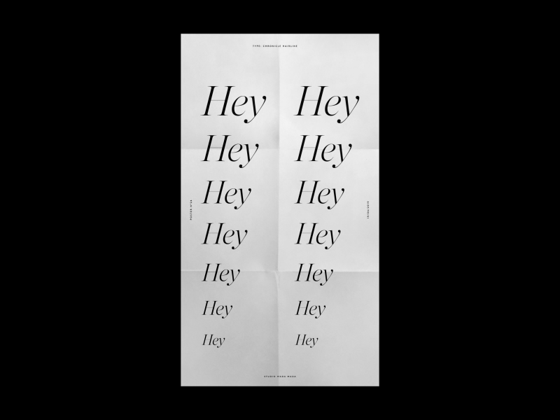 Hey Listen animated poster animation design gif loop motion motion design poster type typo typography