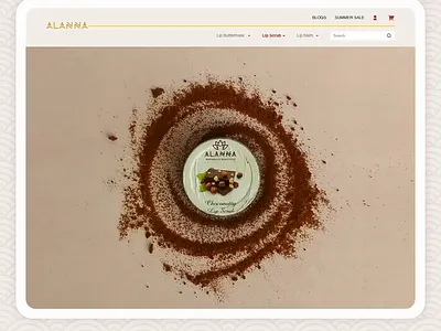 💄Alanna - Product Presentation animation card design layout design marketing page minimal motion graphics product landing page redesign ui ui design