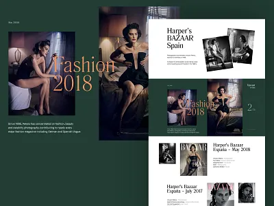 Photographer's Portfolio magazine cover magazines photographer portfolio type design typography