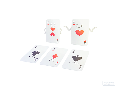 Poker face bluff cards cartes cartoon character confidence cute deck funny illustration inspiration jeux kawaii kids mexico play poker