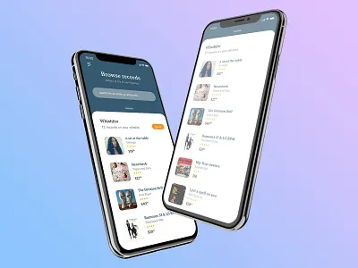 Vinyl records wishlist app records ui ux