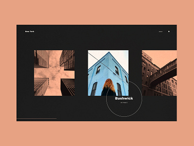 NY Layout design gallery grid homepage image interface landing layout photo portfolio portfolio site ui ux web website
