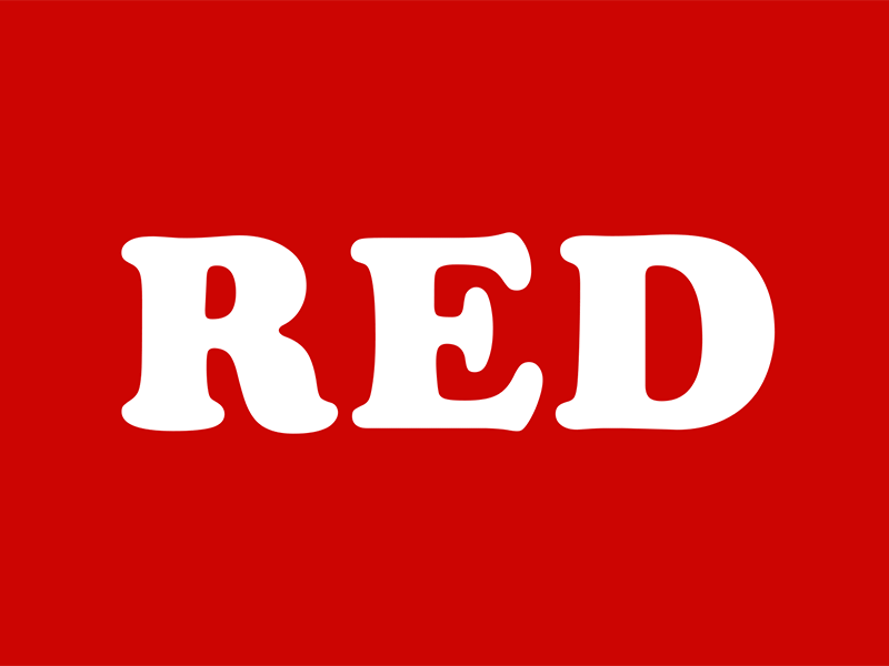 Red animation design illustration