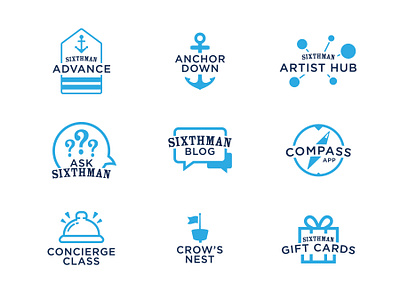 Sixthman Initiative Logos adobe illustrator design graphic design logo vector