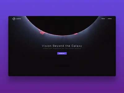 Qubment an augmented reality website ar art augmentedreality branding colorfull concept dark design minimal ui ui design ux ux design vr web web design website