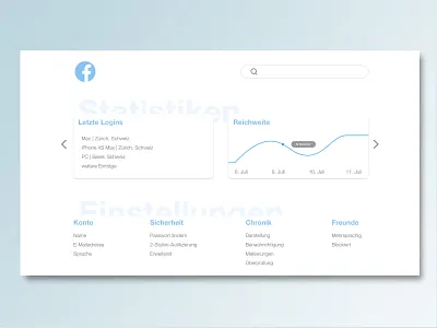 DailyUI #007 – Settings beginner blue clean dailyui design facebook graphicdesign media settings social socialmedia ui white