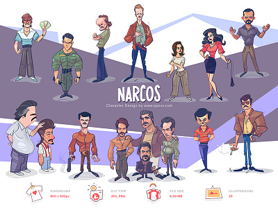 Shopy cartoon character characterdesign coloring drawing fan fanart fun gang gangster gangsters illustration mafia narcos netflix process series shop sketch spovv