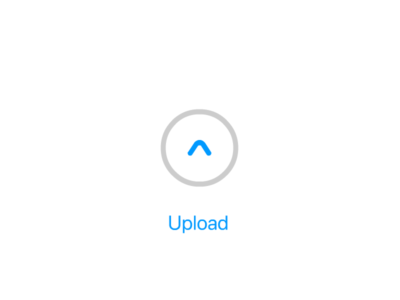 Upload Animation for Mobile and Web adobe animate app clean flat icon illustration inspiration interface microinteraction minimal mobile register search ui ui designer upload user experience user interface ux designer web