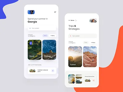 Trip account app application clean design ios mobile search travel trip ui user user interface ux