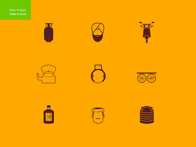 Unity in Diversity concept design icon india noun project series vector