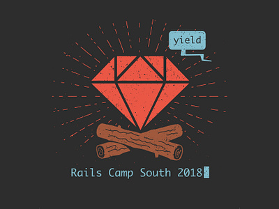 Rails Camp South adobe illustrator design graphic design illustration vector