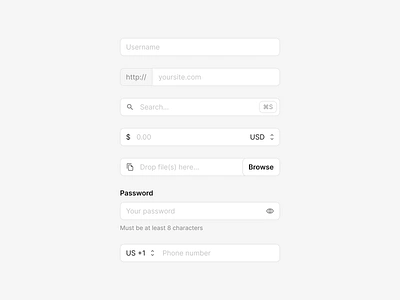 Input Elements field fields figma form forms input inputs prototyping text field ui ui kit uikit ux wireframe