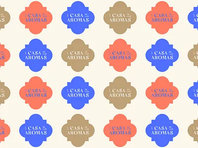 La Casa De Los Aromas art badge branding concept design flat flower geometic illustration illustrator minimal pattern vector