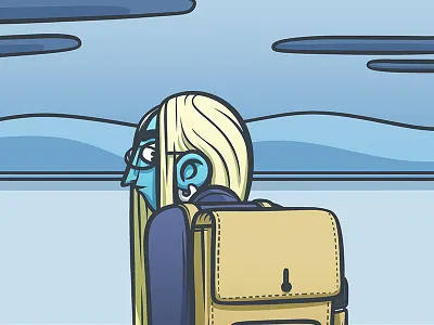 october 90s character design clean contemporary drawing illustration photoshop sketch