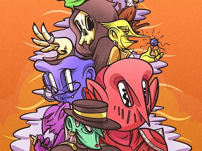 goblin poster bold character design design drawing illustration photoshop poster sketch