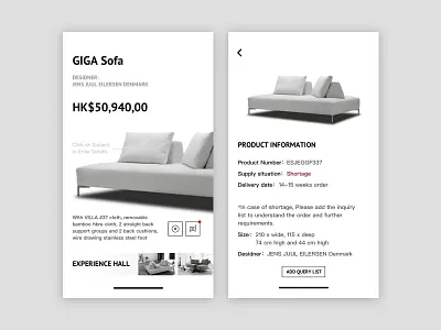 Home Furnishing APP ui 应用 设计