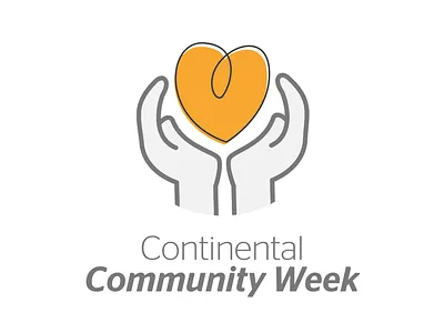 Continental Community Week Logo community community logo community week continental continental tire illustrator logo logodesign vector volunteer volunteer logo