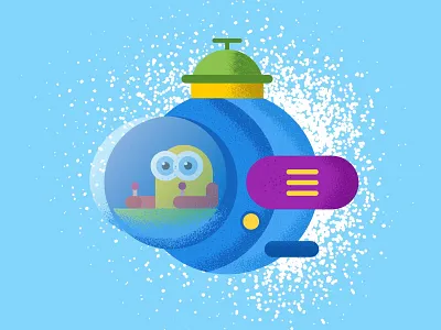 Explore the Sea design illustration