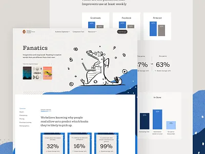 Penguin Randomhouse Research Portal branding dailyui data visualization graphic design illustration ui ux web