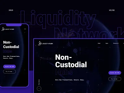 Liquidity Network Redesign Main Website blockchain crypto desktop design finance innovation mobile app mobile design transactions ui uidesign uiux userinetrface ux web