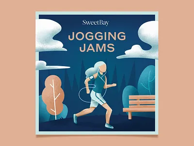 SweetBay Spotify Playlist Cover design illustration playlists spotify texture