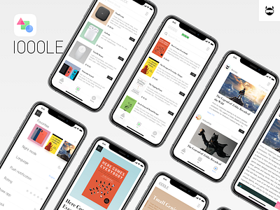 IOOOLE Shop Page app color design motion ui ux