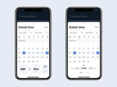 Date & Time Picker app clean date date picker datepicker dates datetypography ios johnyvino mobile picker time timelapse timeless timeline timer ui ux