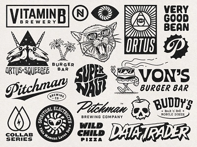 2022 Wrap up bar logo branding brewery logo burger restaurant coffee brand coffee logo fast food branding graphic design illustration lettering logo logo design logo sheet pizza logo pizza restaurant restaurant logo vegan restaurant vintage design