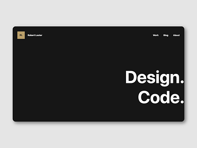 My Portfolio Website (coming soon) branding clean design minimal typography ui ux vector web