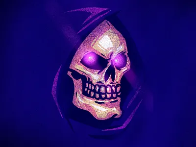 Lunch with Skeletor digital art digital artist drawing illustration illustrator ipad pro art masters of the universe procreate procreateapp skeletor