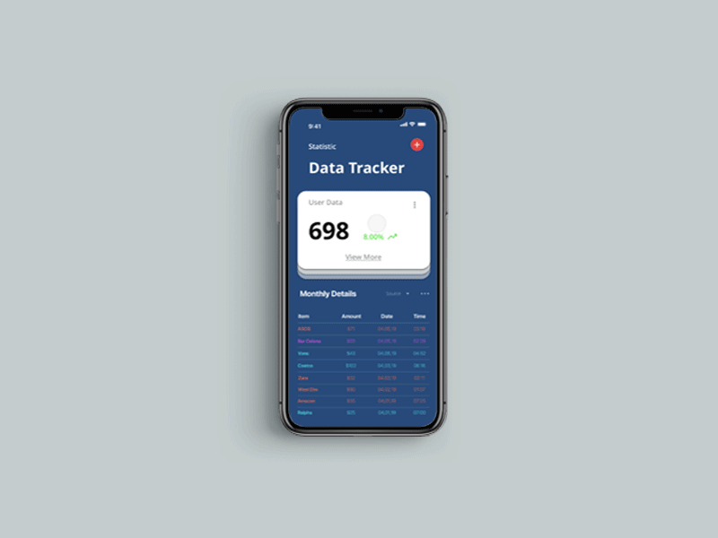 iPhone Statistic UI app dailyui design illustration minimal sketch statistic ui ux