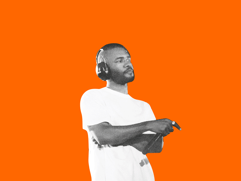 Frank Ocean animation collage frame by frame frank ocean gif orange rap