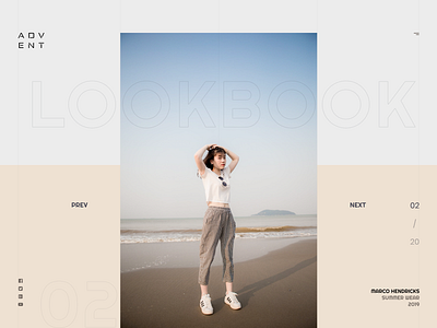 Fashion Lookbook Website branding clean design designer ecom ecommerce fashion fashion app fashion brand fonts inspiration neutral shopping shopping cart typogaphy ui ux web design webdesign website