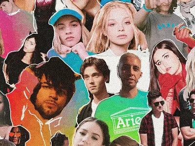 AWAL - exploration work art direction branding collage photoshop visual