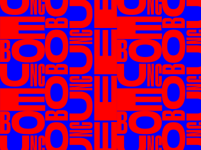 Bounce Pattern bounce branding logo pattern pingpong redesign rejected typography